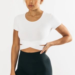 Alphalete ULTRASOFT WRAP TIE TOP